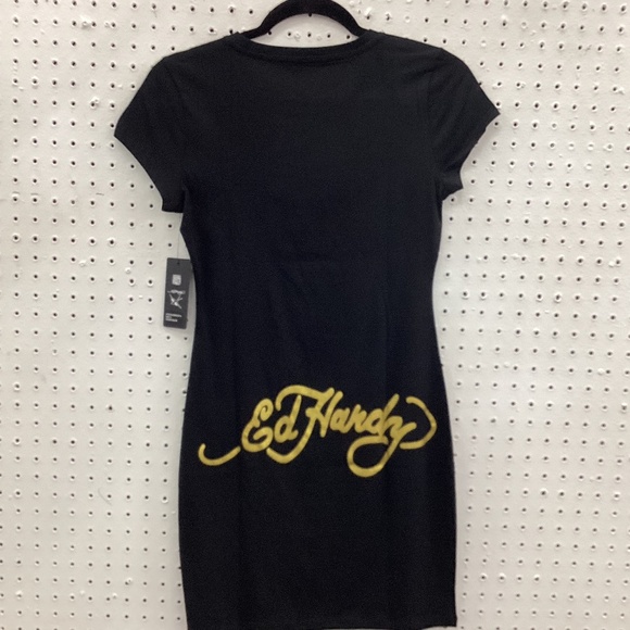 Ed Hardy Design Dress, Size Medium, Color Black Multi Color NWT - Picture 2 of 2